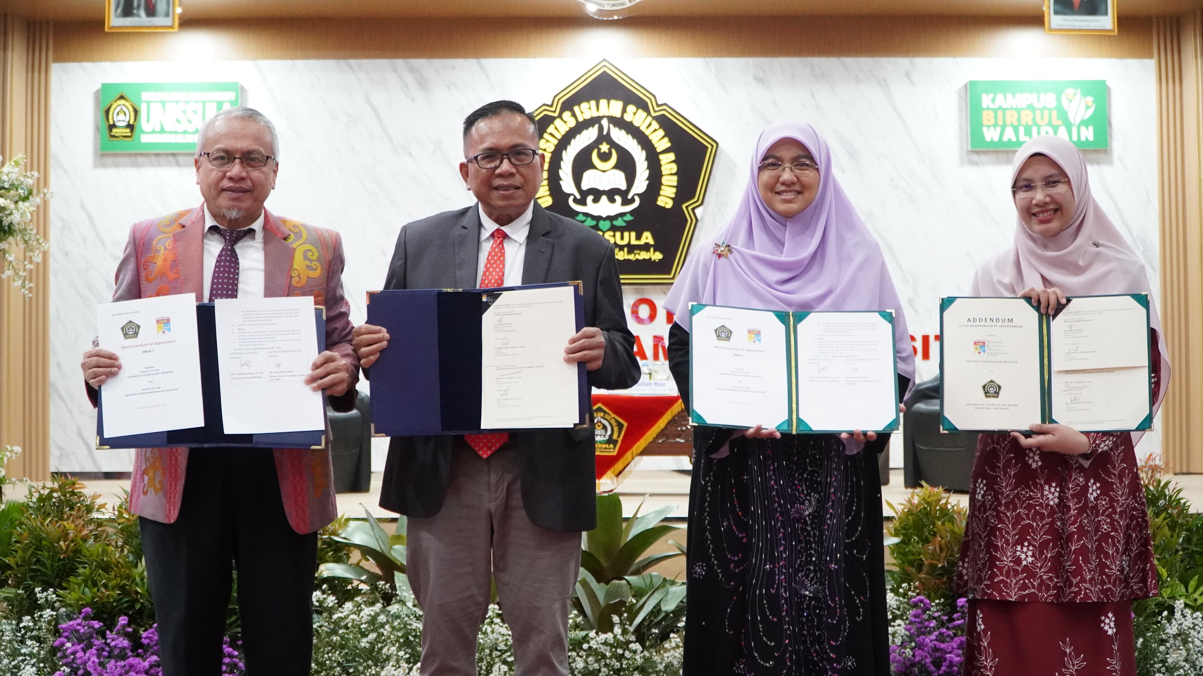 UNISSULA法学部、マレーシア国民大学との国際連携を強化